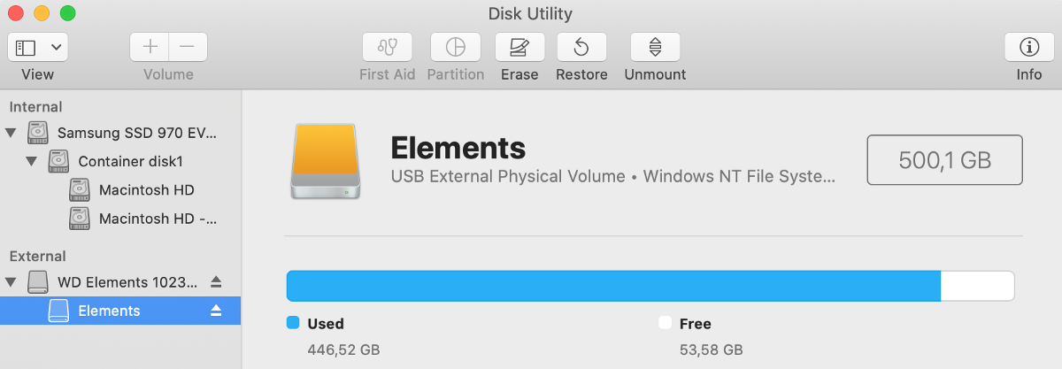 change read and write permissions on mac for external hard drives